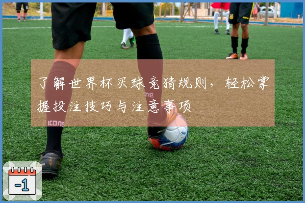了解世界杯买球竞猜规则，轻松掌握投注技巧与注意事项